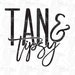 Summer Loving: Tan & Tipsy Cut File PNG SVG JPG 