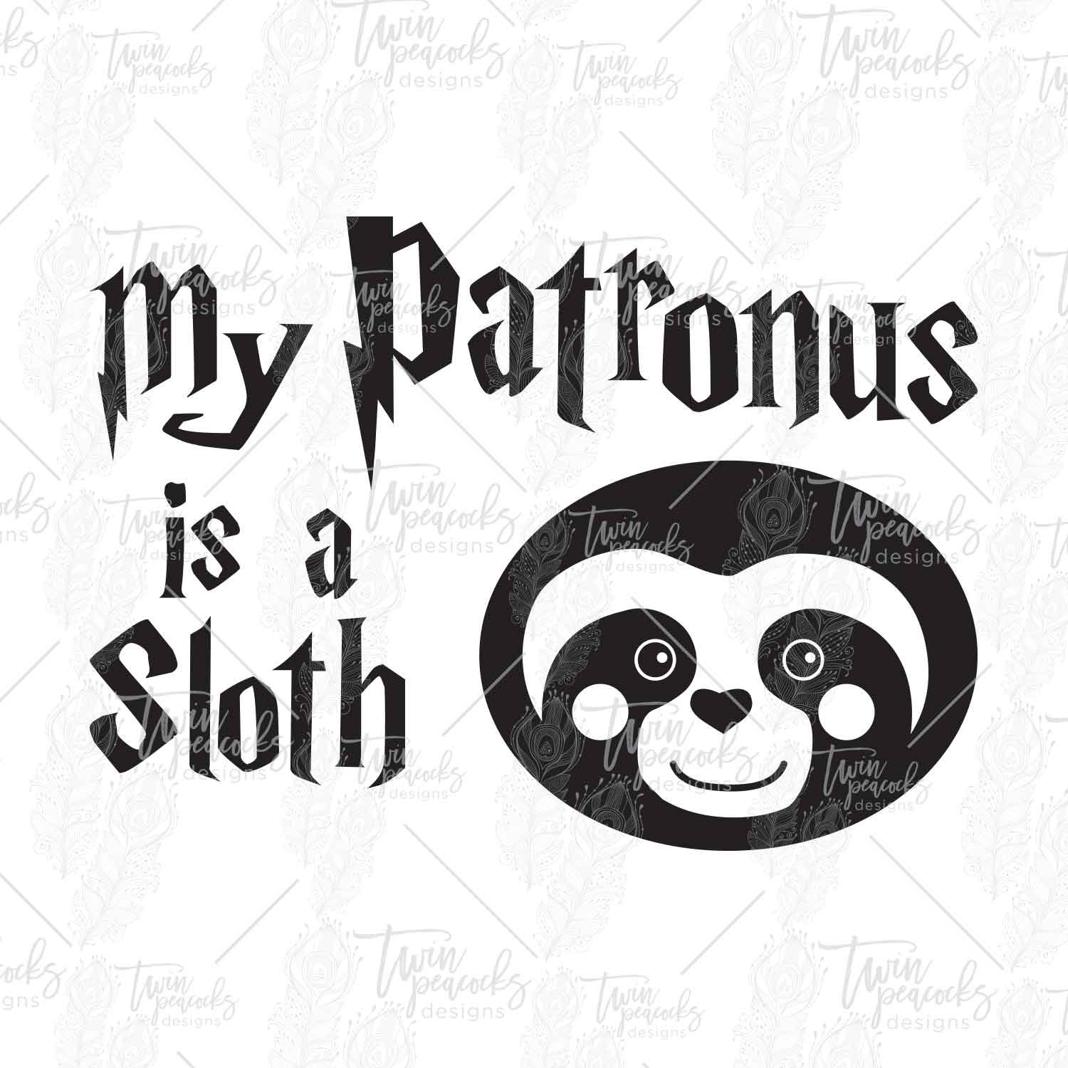 My Patronus Is A Sloth 2019 Cute Sloth Wizard Lovers T-Shirt My Patronus Is A Sloth 2019 Cute Sloth Wizard Lovers T-Shirt
