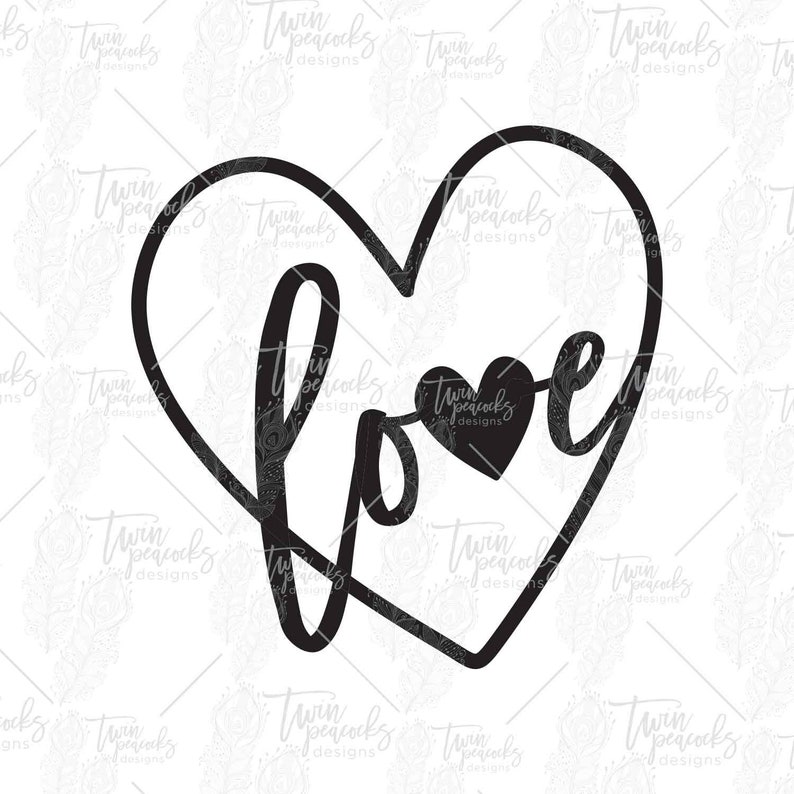 Taken /& Love Cut Files PNG SVG JPG
