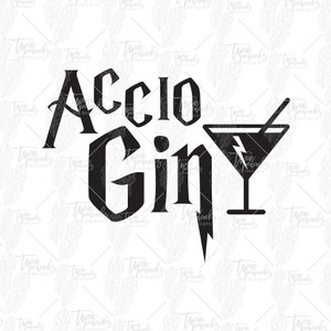Accio gin gesneden bestand PNG SVG JPG