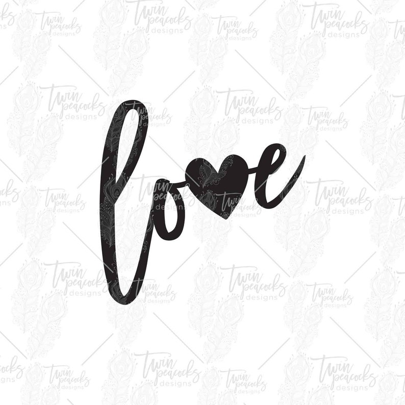 Taken /& Love Cut Files PNG SVG JPG