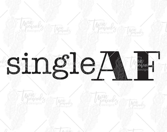 Einzelne AF schneiden Dateien Png Svg jpg