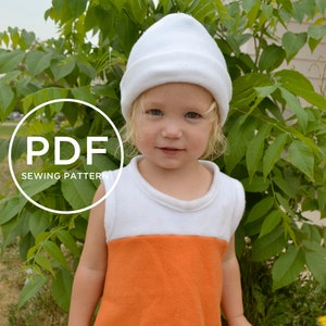 Kids Candy Corn Costume-- Pretend Play-- Kids Dress Up-- Kids Halloween Costume-- Kids PDF Sewing Pattern-- Kids Carnival Costume