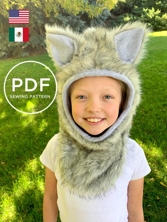 Kids Wolf Costume-- Pretend Play-- Kids Dress Up-- Kids Halloween Costume-- Boys Sewing Pattern-- Kids Carnival Costume-- Boys PDF Pattern