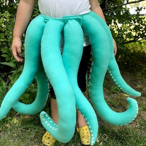 Kids Octopus Costume-- Pretend Play-- Kids Dress Up-- Kids Halloween Costume-- Kids PDF Sewing Pattern-- Kids Carnival Costume image 6