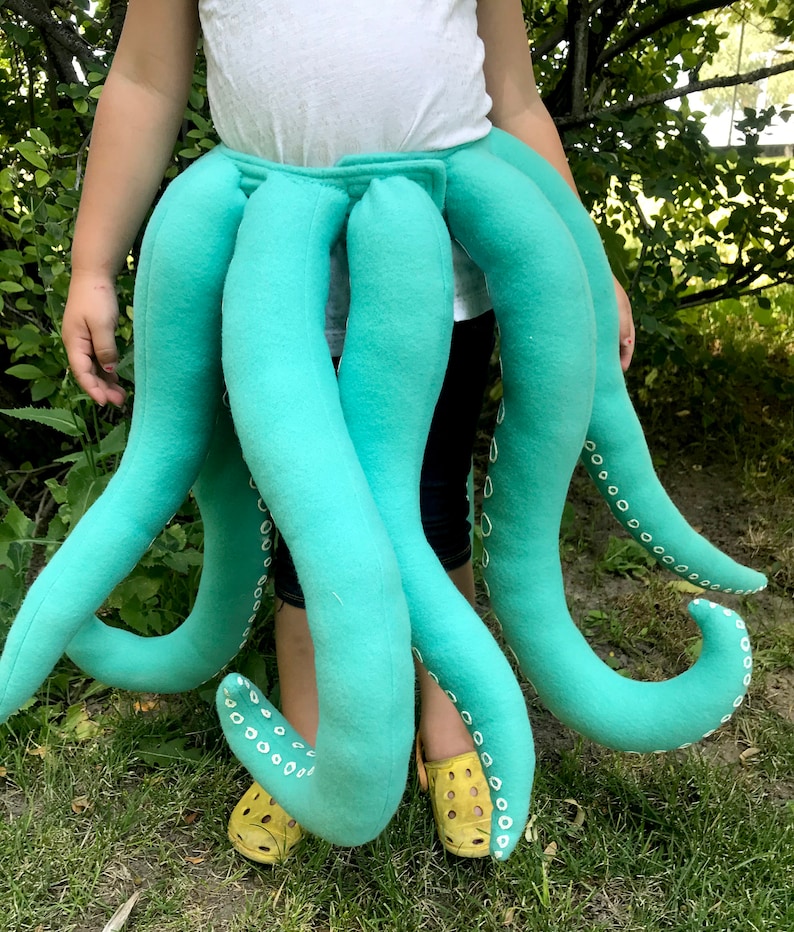 Kids Octopus Costume-- Pretend Play-- Kids Dress Up-- Kids Halloween Costume-- Kids PDF Sewing Pattern-- Kids Carnival Costume image 6