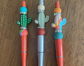 CACTUS Silicone beaded ballpoint pen