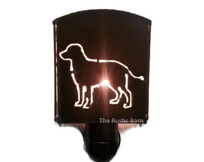 LAB LABRADOR RETRIEVER nightlight night light made of Rustic Etsy