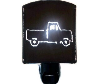 TRUCK nightlight night light made of Rustic Rusty Rusted Recycled Metal also wholesale