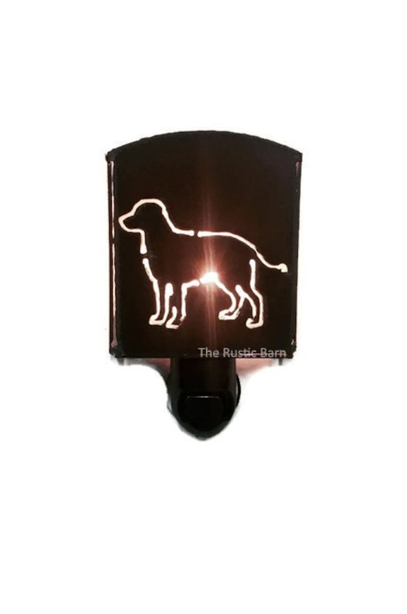 LAB LABRADOR RETRIEVER Nightlight Night Light Made of Rustic Etsy