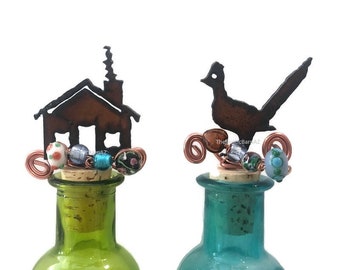 Wine Cork Toppers/Charms