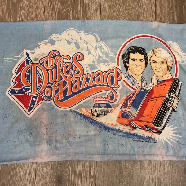 1982 Dukes Of Hazzard Bo Luke and Daisy Pillowcase