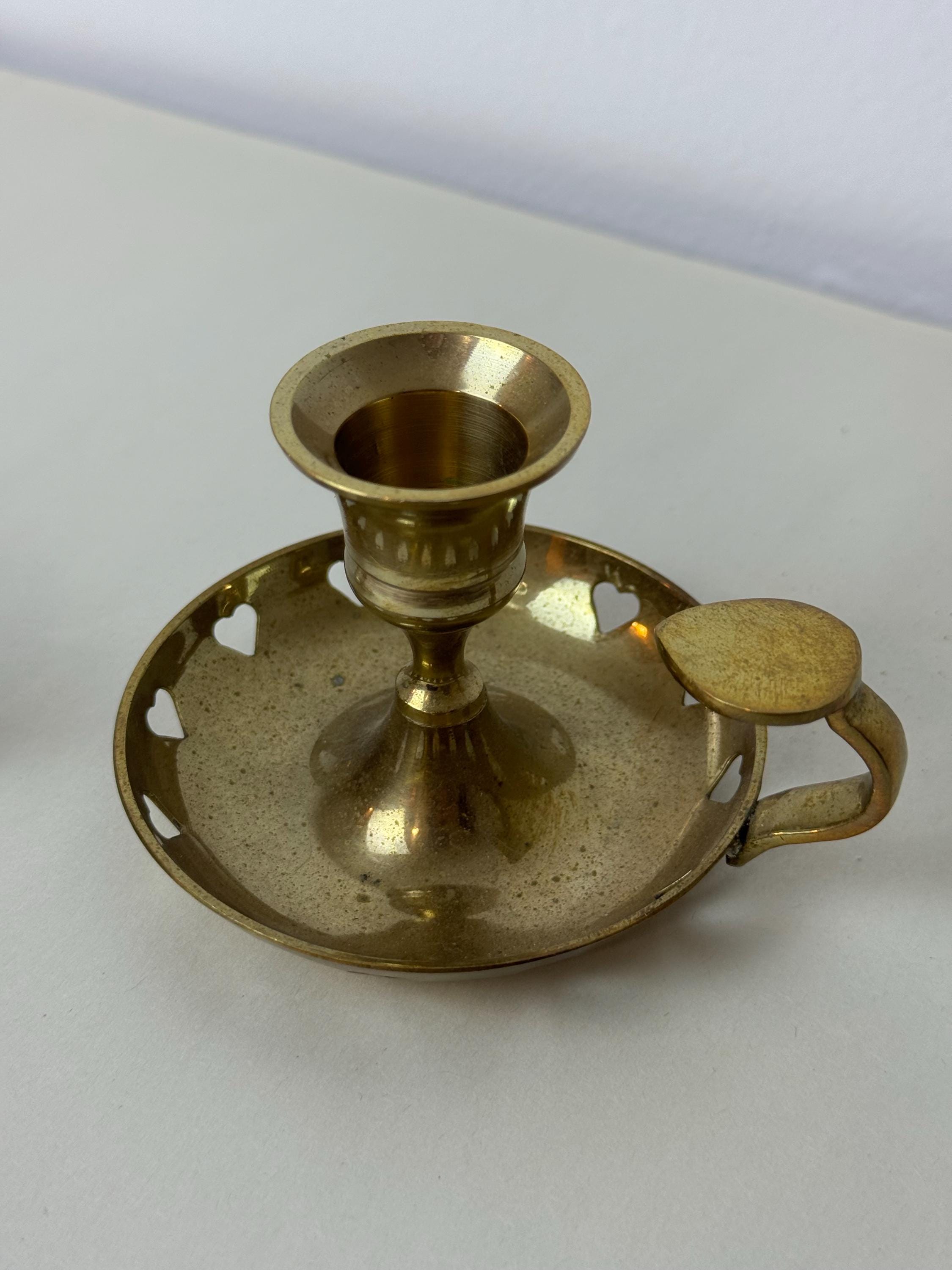 真鍮製キャンドルホルダー2個セット - Etsy 日本