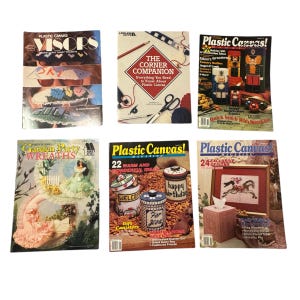 Plastic Canvas Booklets or Magazines