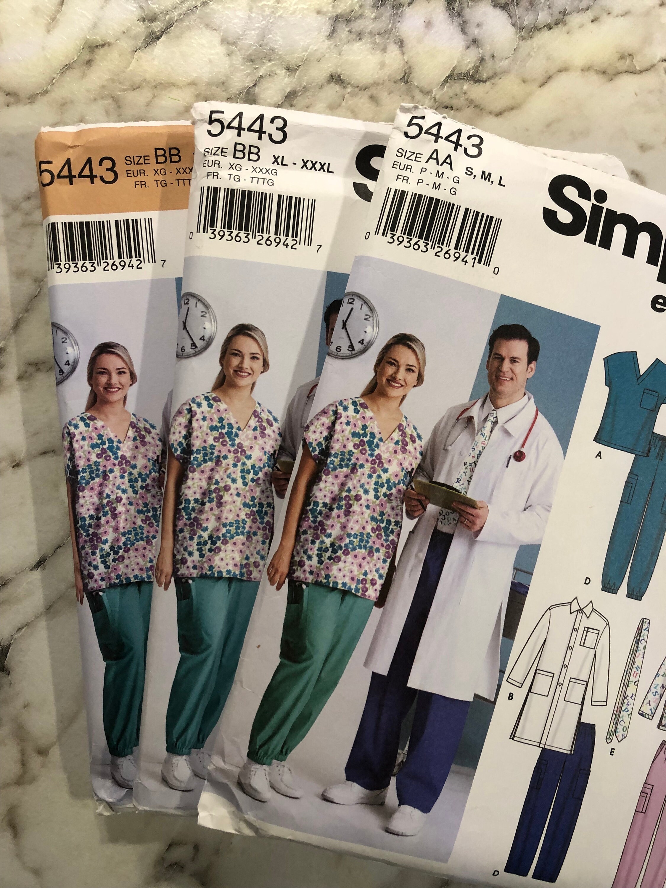 5443 Simplicity Easy to Sew 22pc Pattern by Simplicity Women's and Men ...