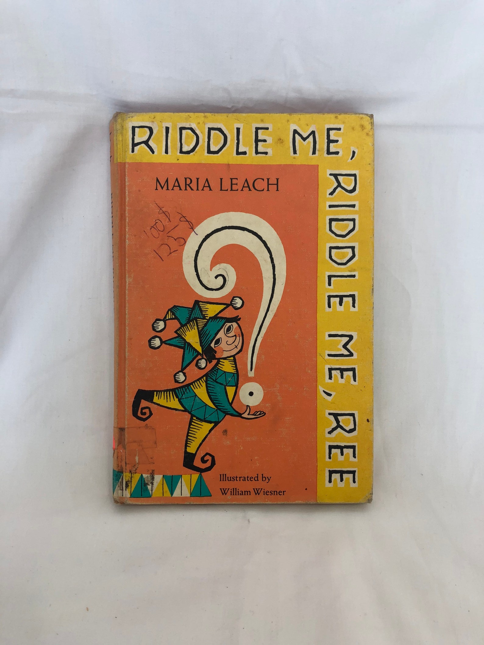 Vintage Book Riddle Me Riddle Me Ree by Maria Leach Etsy