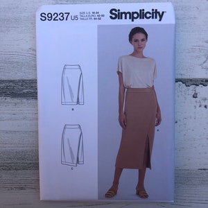 9237 Misses Skirt Simplicity New Uncut Factory Folded