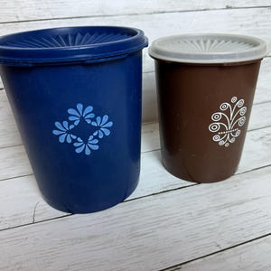 Vintage 1960s Tupperware Servalier Storage Container