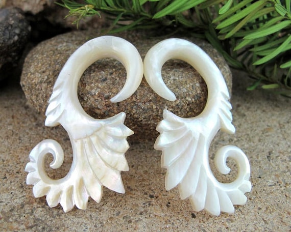 Pearl 2024 gauge earrings
