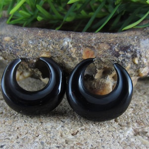 00g (10-mm)  Pincher Buffalo horn Tribal Gauged Earrings, Organic gauge, Body Piercing jewelry L4569
