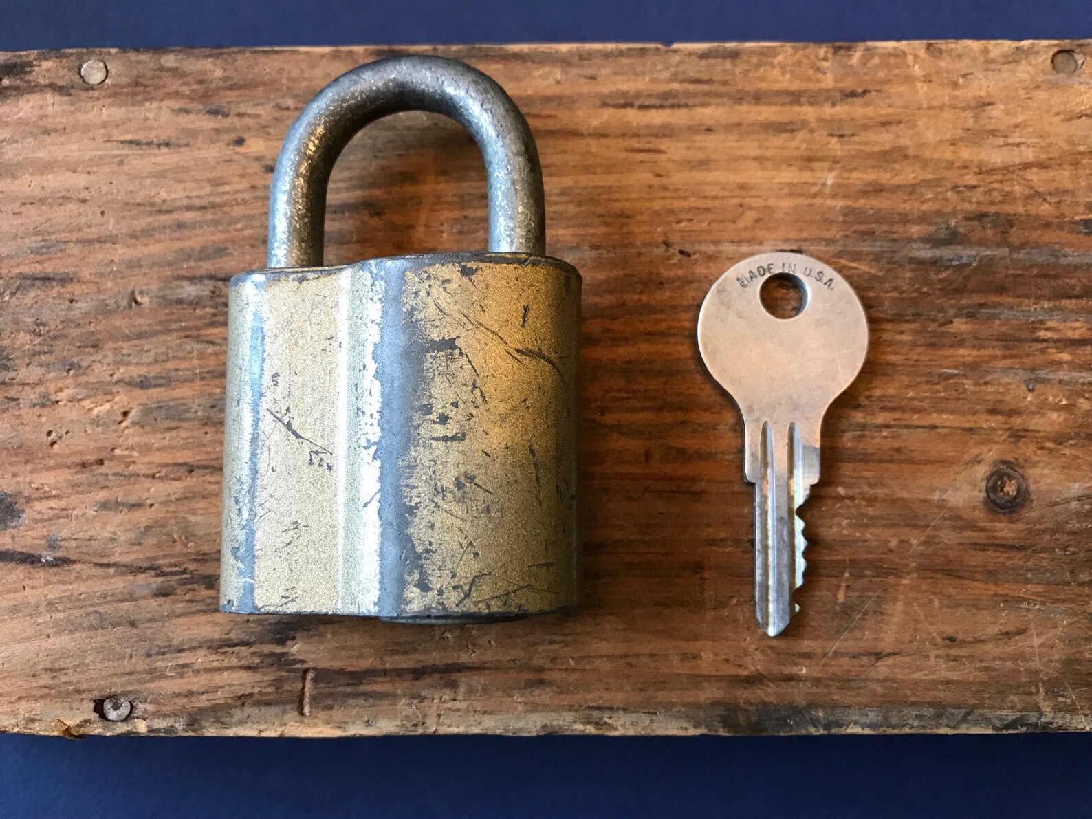 Vintage Yale Pin Tumbler Lock and Key. Made in USA. Key Etsy