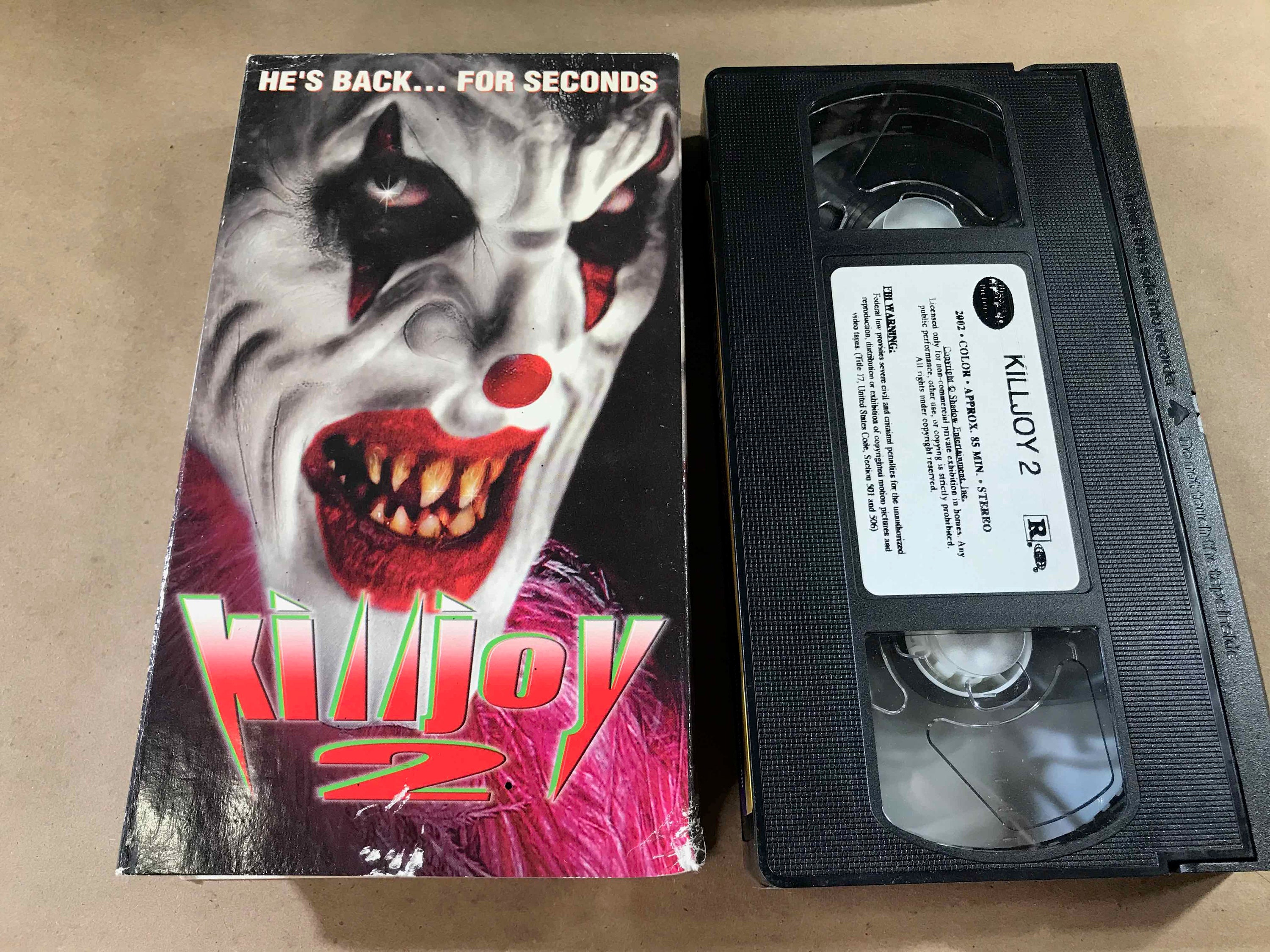 Killjoy 2: Deliverance From Evil - VHS Tape of Horror Film Killjoy 2: Deliverance From Evil - VHS Tape of Horror Film