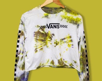 vans yellow crop top