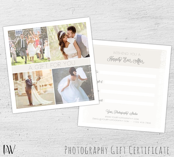 wedding gift card wedding photography photography gift certificate