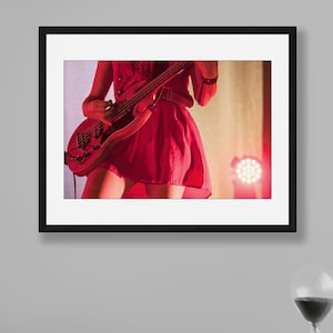 Silversun Pickups Concert Photography, Music Photography, Rock Music, Bass Guitar, Bass Player, Music Photo Print, Musician Gift