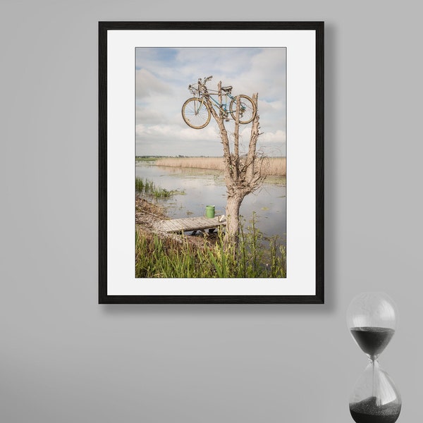 Michigan Photography, Harsens Island, Clay Township, Bicycle Photography, Bicycle Photo Print