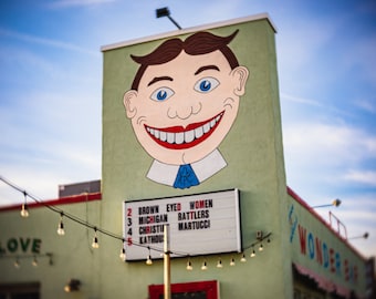 Fotografie van New Jersey, Jersey Shore, Asbury Park, Asbury Park Boardwalk, Wonder Bar, Tilly, New Jersey fotoprint