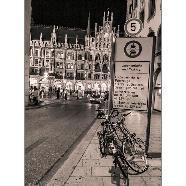 Germany Photography, Germany, Marienplatz, Munich Photography, Europe, European, East Europe, Munich Photo Print