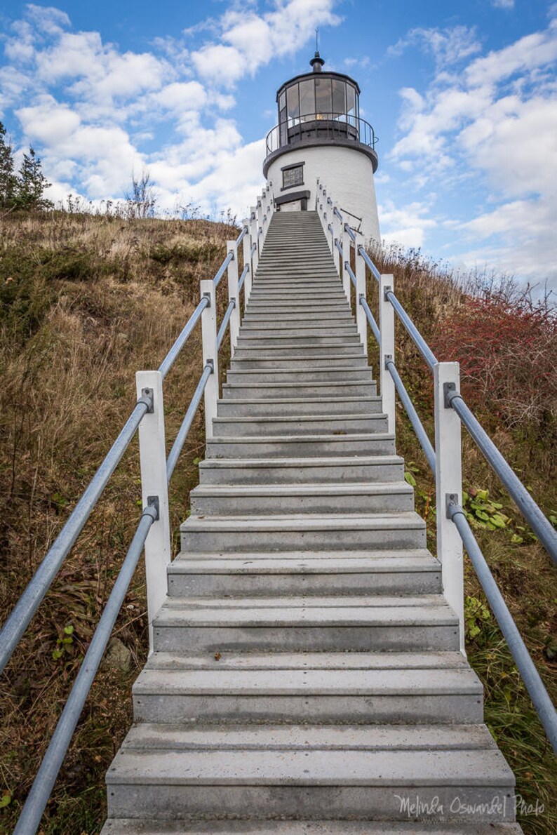 Maine Photography, Owls Head, Maine, Owls Head Lighthouse, Stairway