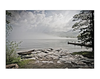 Fotografía de Lake George Nueva York, norte del estado de Nueva York, impresión fotográfica de paisaje, fotografía del lago, regalo de la casa del lago