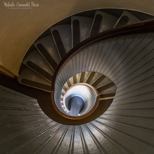 Abstract Photography, San Diego, Spiral Staircase, Lighthouse Photo Print