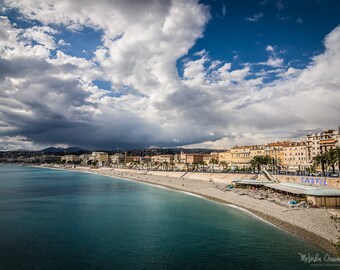 France Photography, Nice, French Riviera, Beach, Europe, European, Nice Photo Print