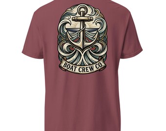 Safe Harbor Shirt, Nautical Coastal Tee, Boat Crew Co Shirt, Maritime Boating Shirt, Harbor Graphic Tee