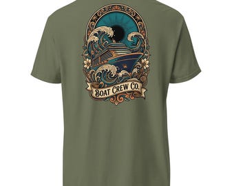 Midnight Passage Cruise Ship Tee, Nautical Ocean Liner Travel Shirt