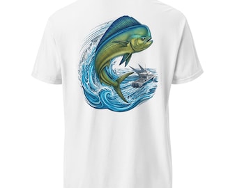 Mahi Mahi Fishing Shirt, Offshore Angler Tee, Coastal Boat Crew Graphic