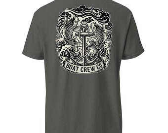 Twin Tides Shirt, Nautical Wave Tee, Coastal Boat Shirt, Boat Crew Co Shirt, Ocean Graphic Tee