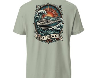 Bowrider Shirt, Nautical Boating Tee, Comfort Colors Garment-Dyed, Lake Life Apparel