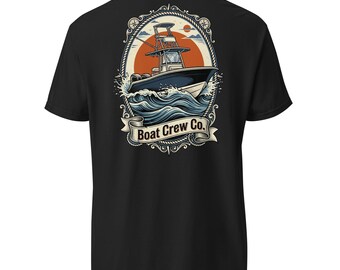 Center Console Fishing Boat Tee, Nautical Angler Maritime Shirt