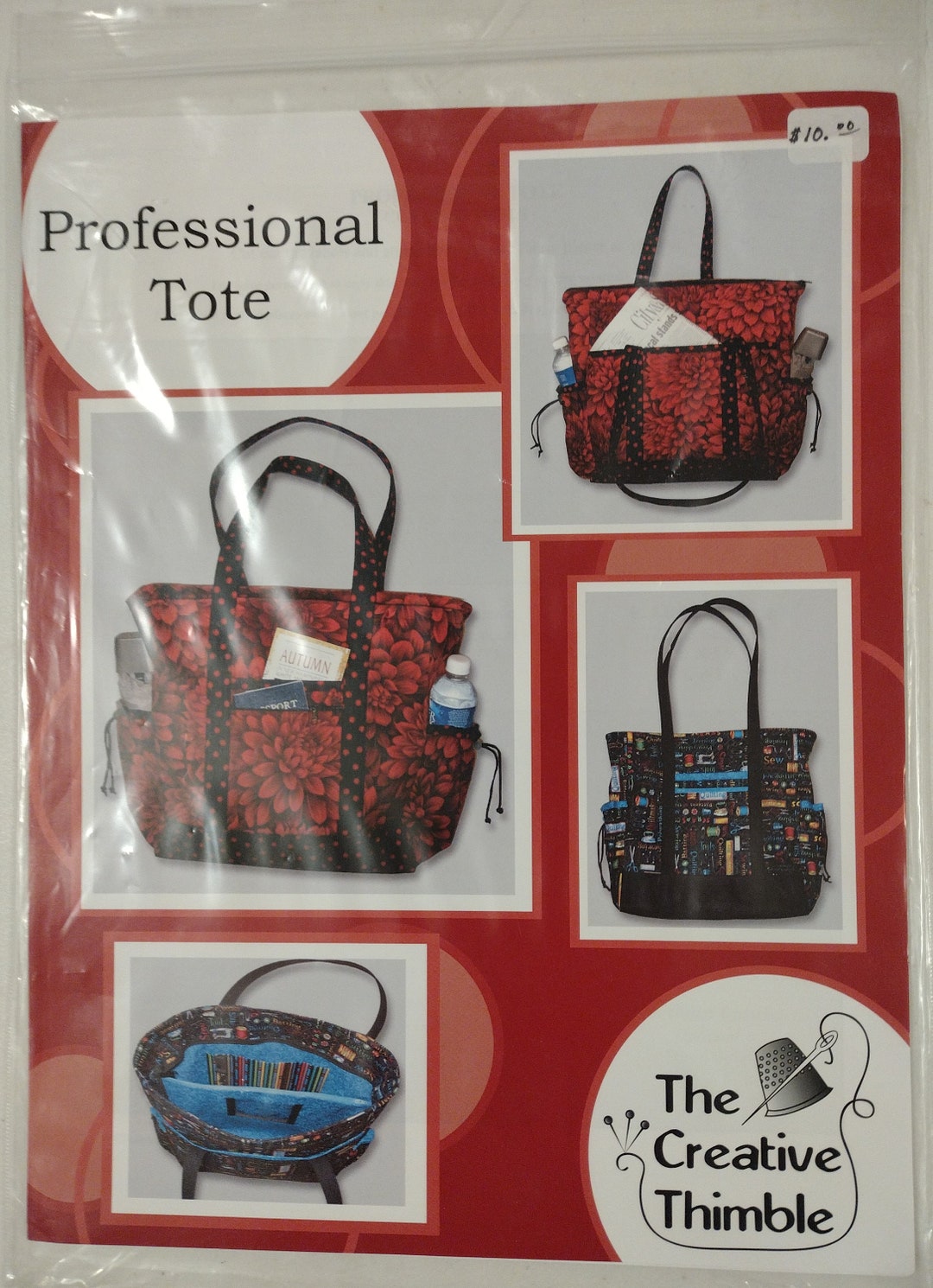 Professional Tote Pattern by the Creative Thimble - Etsy