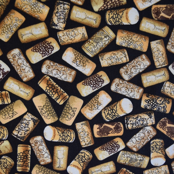 Wine Cork Fabric Etsy