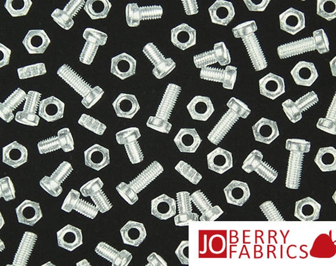 Nuts and Bolts Fabric, Nuts and Bolts by Timeless Treasures, Quilt or