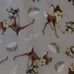 Bambi and Thumper by Disney for Springs Creative. Fabric by the Yard #2242