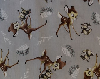 Bambi and Thumper by Disney for Springs Creative,  Quilt or Craft Fabric,  Fabric by the Panel.