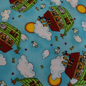 Noah&#39;s Ark from Noah 2 by 2 by Fabriquilt. Fabric by the Yard #2937