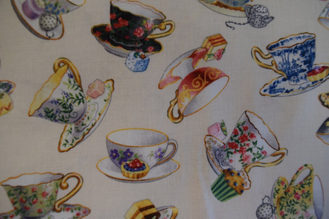 Teacups From the Fancy Tea Collection by Carol Wilson of Fine Arts for