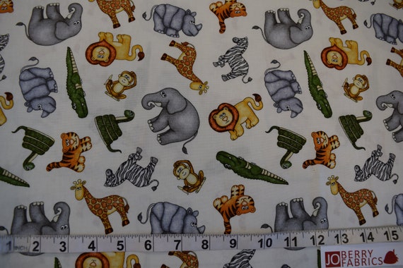 Fat Quarter Jungle Amis Paw Prints 100% coton quilting tissu-Dan Morris Fat Quarter Jungle Amis Paw Prints 100% coton quilting tissu-Dan Morris